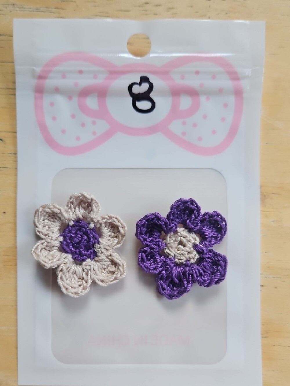 Handmade Crochet Flower Earringd - Picture 11 of 16